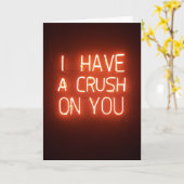 Ik ben verliefd op je liefde kaart (Gele Bloem)