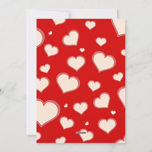 Ik ben verliefd op je, Valentijn Feestdagenkaart (Achterkant)