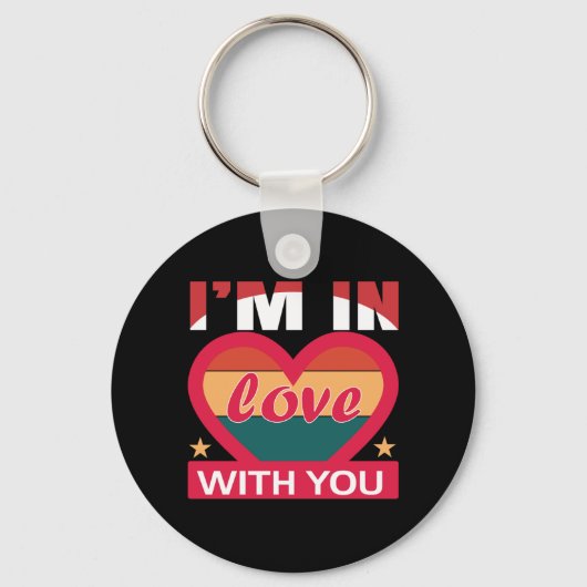 Ik ben verliefd op je Valentijn Sleutelhanger (Voorkant)
