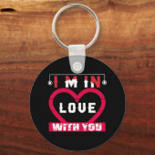 Ik ben verliefd op je Valentijn Sleutelhanger (Voorkant)
