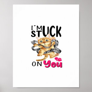 Ik Ben Verliefd Op Jou Eenvoudig Romantisch Ontwer Poster