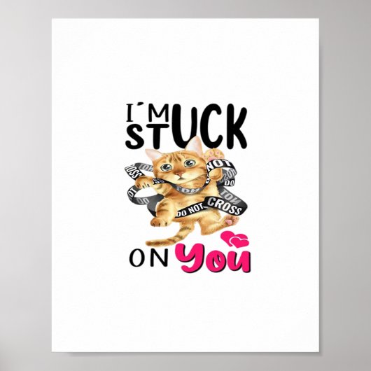 Ik Ben Verliefd Op Jou Eenvoudig Romantisch Ontwer Poster (Voorkant)