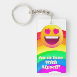 Ik ben verliefd op mezelf sleutelhanger
