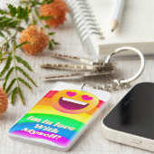 Ik ben verliefd op mezelf sleutelhanger (Voorkant Rechts)