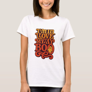 Ik ben verliefd op mijn T-shirt ontwerp
