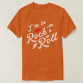 Ik ben verliefd op Rock and Roll T-shirt (Design voorkant)