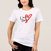 "Ik ben verliefd" T-shirt (Voorkant)