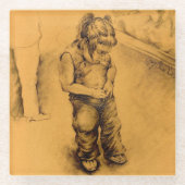 Ik ben verloren in Le Tianguie, Mexico Glazen Onderzetter (Voorkant)