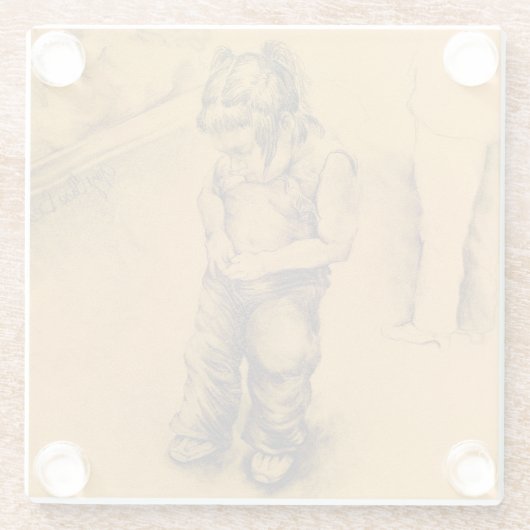 Ik ben verloren in Le Tianguie, Mexico Glazen Onderzetter (Achterkant)