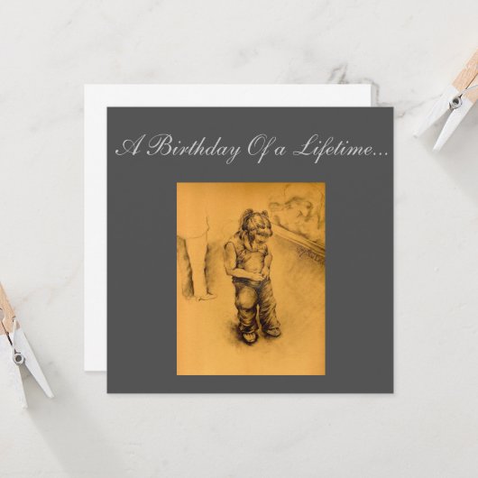 Ik ben verloren in Le Tianguie, Mexico Kaart (Voorkant / Achterkant in situ)