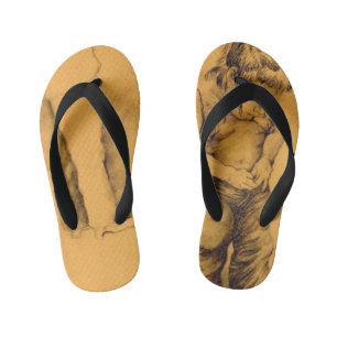 Ik ben verloren in Le Tianguie, Mexico Kinder Teenslippers