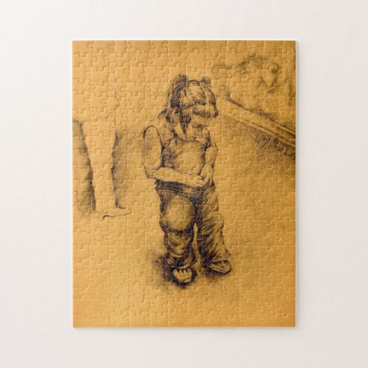 Ik ben verloren in Le Tianguie, Mexico Legpuzzel (Verticaal)