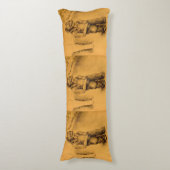 Ik ben verloren in Le Tianguie, Mexico Lichaamskussen (Voorkant Verticaal)