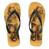 Ik ben verloren in Le Tianguie, Mexico Teenslippers (Voetbed)