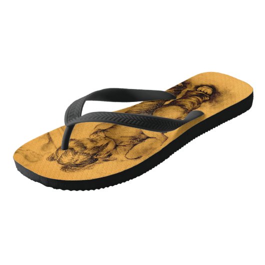 Ik ben verloren in Le Tianguie, Mexico Teenslippers (Schuin)