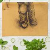 Ik ben verloren in Le Tianguie, Mexico Theedoek (Gevouwen)