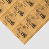 Ik ben verloren in Le Tianguie, Mexico Tissuepapier (Detail)