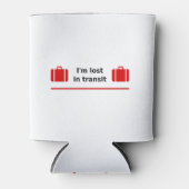 Ik ben verloren in Transit Double Suitcase Light-C Blikjeskoeler (Voorkant)