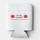 Ik ben verloren in Transit Double Suitcase Light-C Blikjeskoeler (Achterkant)