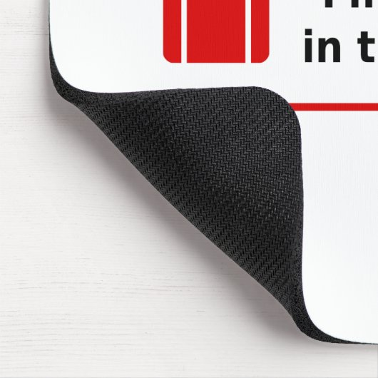 Ik ben verloren in Transit Double Suitcase Light-C Muismat (Hoek)