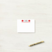 Ik ben verloren in Transit Double Suitcase Light-C Post-it® Notes (Op bureau)