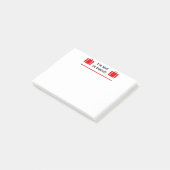Ik ben verloren in Transit Double Suitcase Light-C Post-it® Notes (Schuin)