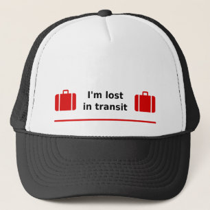 Ik ben verloren in Transit Double Suitcase Light-C Trucker Pet