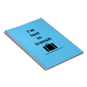 Ik ben verloren in Transit Travel Suitcase Light-M Notitieboek (Rechterzijde)