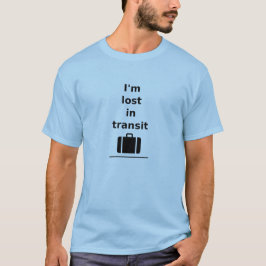 Ik ben verloren in Transit Travel Suitcase Light-M T-shirt
