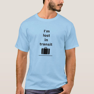 Ik ben verloren in Transit Travel Suitcase Light-M T-shirt