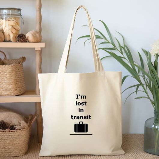 Ik ben verloren in Transit Travel Suitcase Light-M Tote Bag