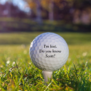 Ik ben Verloren Persoonlijke Aangepaste Golfbal Golfballen