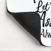 Ik ben verloskundige om tijd te besparen muismat (Hoek)