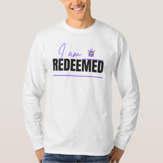 Ik ben verlost Christelijk Jesus Shirt met lange m