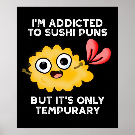 Ik ben veroordeeld voor Sushi Puns, maar het is sl Poster (Voorkant)