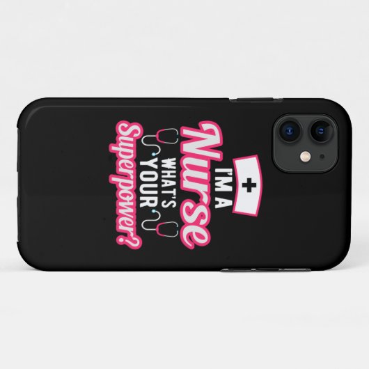 Ik ben verpleegster Case-Mate iPhone case (Achterkant (horizontaal))