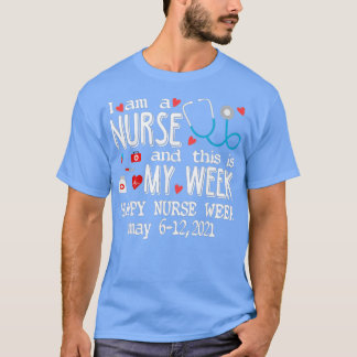 Ik ben verpleegster en dit is mijn week Happy Zurs T-shirt