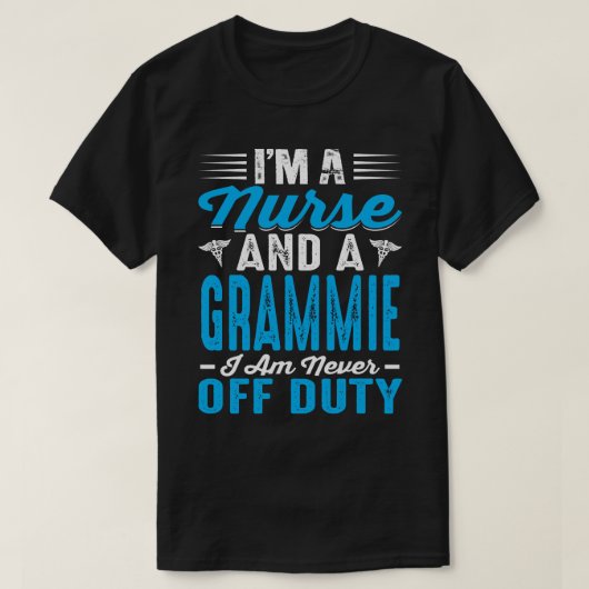 Ik ben verpleegster en een GRAMMA die ik nooit uit T-shirt (Design voorkant)