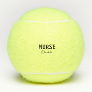 Ik ben verpleegster medisch expert voeg uw naam te tennisballen