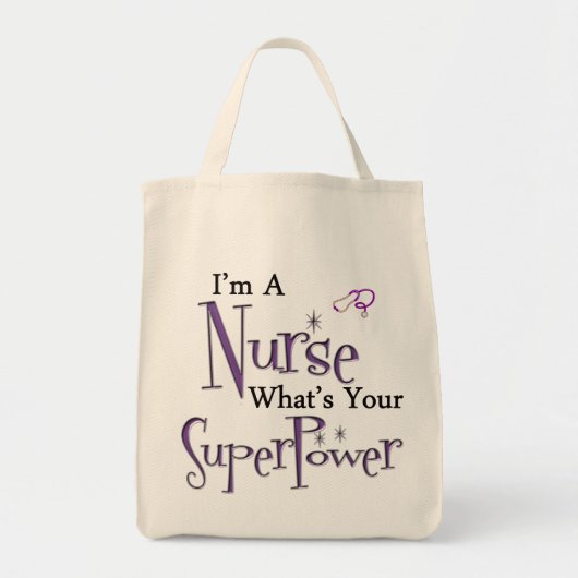 Ik ben verpleegster tote bag (Voorkant)