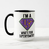 Ik ben verpleegster, wat is je superkracht? mok (Links)