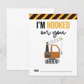 Ik ben verslaafd aan je Kinder Valentijn Kaart (Voorkant / Achterkant)