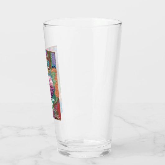 Ik ben verslaafd aan overdrijving glas (Links)