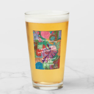 Ik ben verslaafd aan overdrijving glas