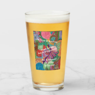 Ik ben verslaafd aan overdrijving glas