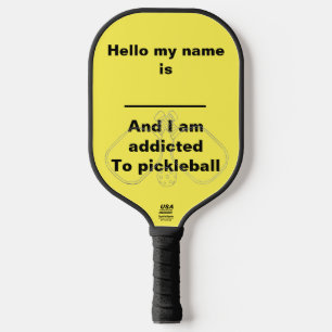Ik ben verslaafd aan pickleball paddle