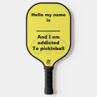 Ik ben verslaafd aan pickleball paddle