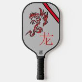 Ik ben verslaafd aan pickleball pickleball paddle (Achterkant)