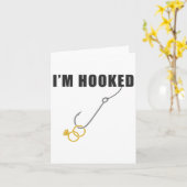 Ik ben verslaafd aan Verloving Ring huwelijksaanzo Kaart (Gele Bloem)