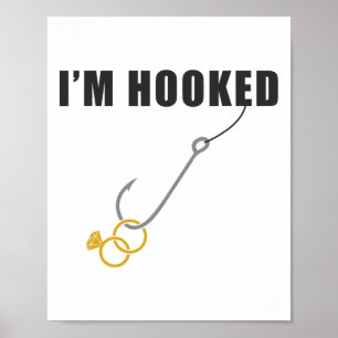 Ik ben verslaafd aan Verloving Ring huwelijksaanzo Poster